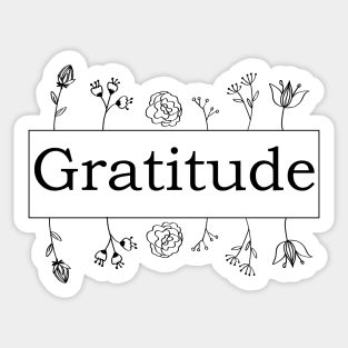 GRATITUDE Sticker